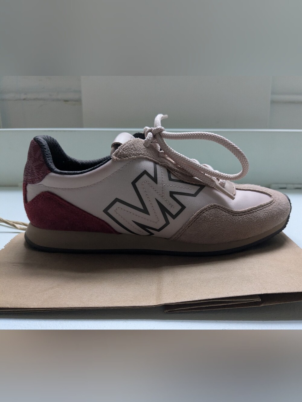 Michael Kors | Essex Mixed Media Trainer - Color Cherry